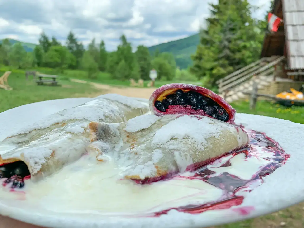 Naleśnik Gigant Bacówka pod Małą Rawką