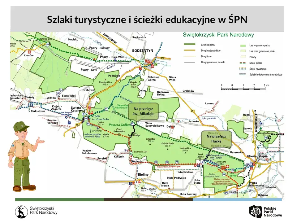 szlaki piesze g&oacute;ry świętokrzyskie