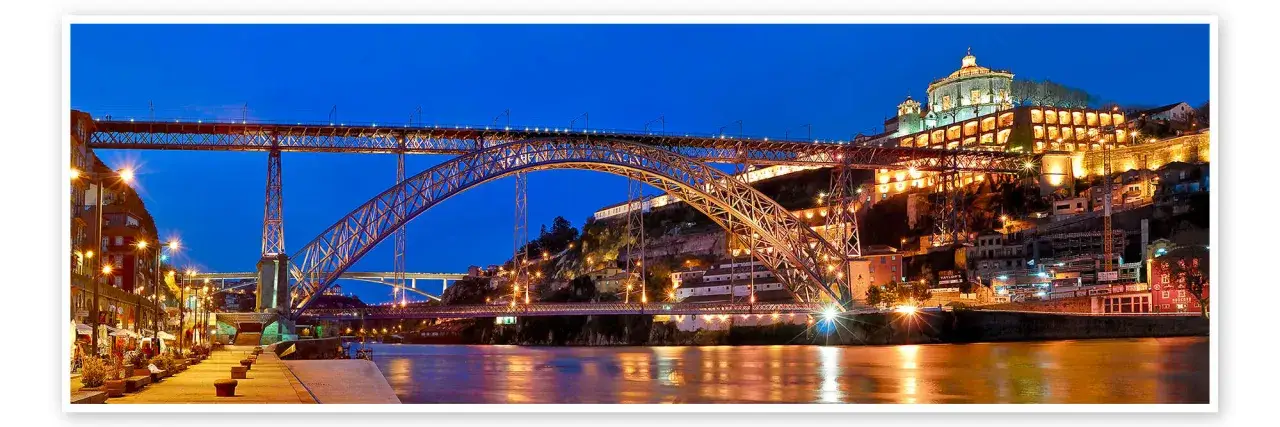 Most Dom Luís I Porto panorama
