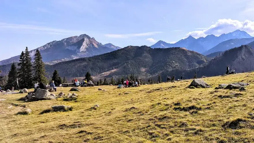 Tatry szlaki turystyczne Morskie Oko Rusinowa Polana