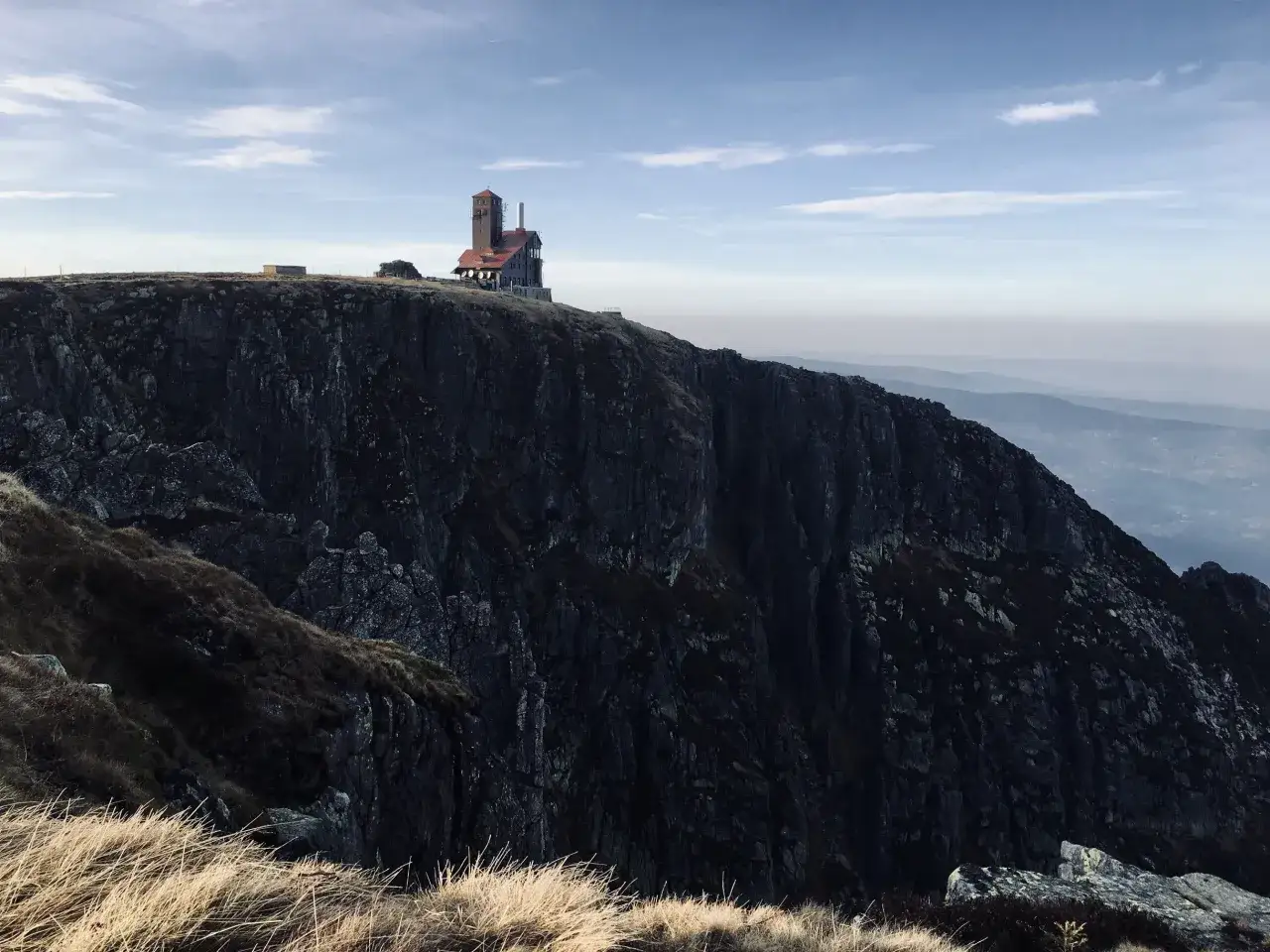 Śnieżne Kotły Karkonosze krajobraz alpejski